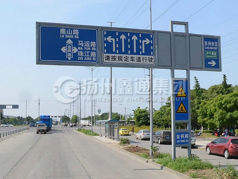 BZG-012，交通標(biāo)志桿，框架交通標(biāo)志桿